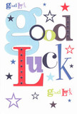 Full of infectious encouragement, this good luck card celebrates the spirit of Golders Green in every energetic detail. The phrase 'Good Luck' is delivered in a playful medley of fonts and joyful colours-creamy pastel blue, bold red, earthy moss, and deep purple-each letter exuding individuality. Bright navy, lilac, and lime green stars, scattered loosely across the snowy canvas, evoke the swirl of dreams and possibilities one might wish for a loved one about to begin at a nearby school or take on a new challenge across Brent Cross. The smooth, premium texture of the cardstock calls to mind the tactile delight of fresh bouquet paper, while the uplifting design invites a smile-like pressing a card into someone's palm with a quiet promise. As thoughtfully crafted as any arrangement from Flowers Golders Green, this card is perfect for marking meaningful moments in the community, from first performances at local halls to exam day surprises, offering heartfelt optimism and a gentle reminder that good fortune and encouragement are as close as a friend's support in Golders Green.