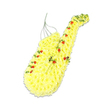 In this image, a life-sized saxophone crafted entirely from flowers stands out crisply against a pure white background, its familiar outline both elegant and comforting. The full length of the instrument-bell, body, and curved neck-is covered with tightly packed yellow chrysanthemums, their small, rounded blooms forming a plush, continuous surface that looks soft to the touch. The blossoms are arranged so carefully that the contours of the saxophone feel smooth and intentional, with subtle changes in light and shadow revealing the gentle twist of the neck and the broadening bell. Along the front of the floral sculpture, a sinuous line of orange-red spray roses and sprigs of fresh green foliage suggests the keys and decorative elements of a traditional saxophone. These vivid accents add contrast and dimension, giving the impression of movement, as if the instrument is mid-melody. Fine green wires and a delicate hidden frame are glimpsed only in small areas, enough to hint at the intricate workmanship behind the tribute without distracting from its beauty. A softly blurred shadow on the white surface beneath gives the piece a grounded, three-dimensional presence. The overall impression is of a bespoke funeral tribute, ideal for honouring a music lover or musician from Golders Green, perhaps someone remembered from gatherings near Finchley Road or quiet walks through Golders Hill Park. It carries a sense of warmth and gentle celebration, as though the flowers are holding the memory of favourite songs and shared moments, ready to accompany a final farewell with grace and dignity.